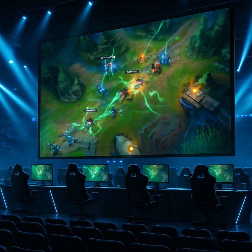 Cobertura ao vivo de esports