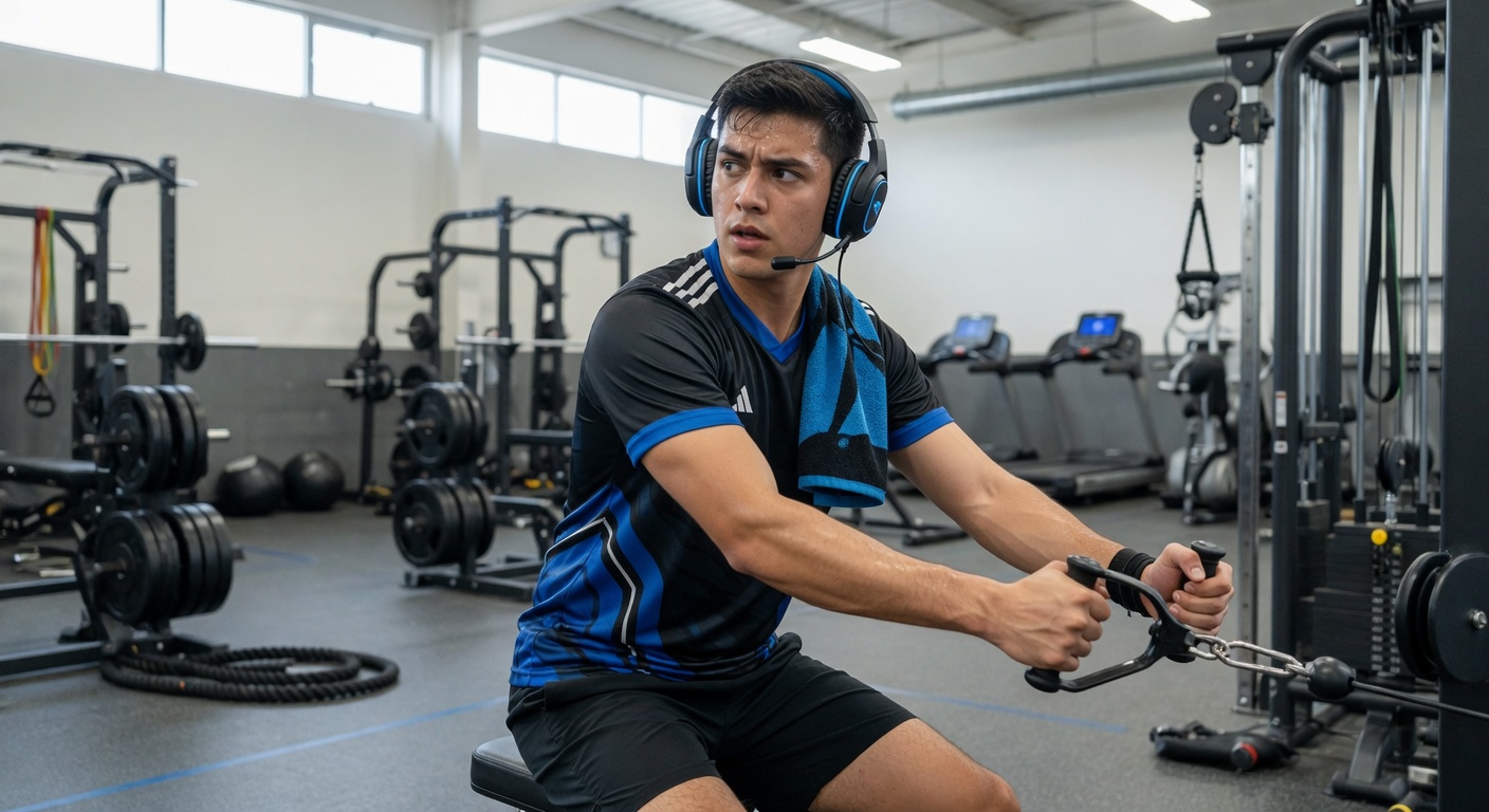 Treinamento físico para jogadores esports