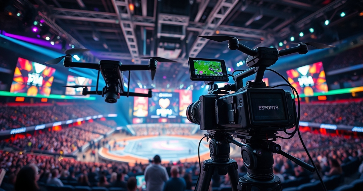 Esports e streaming — Tecnologias que otimizam transmissões de torneios ao vivo