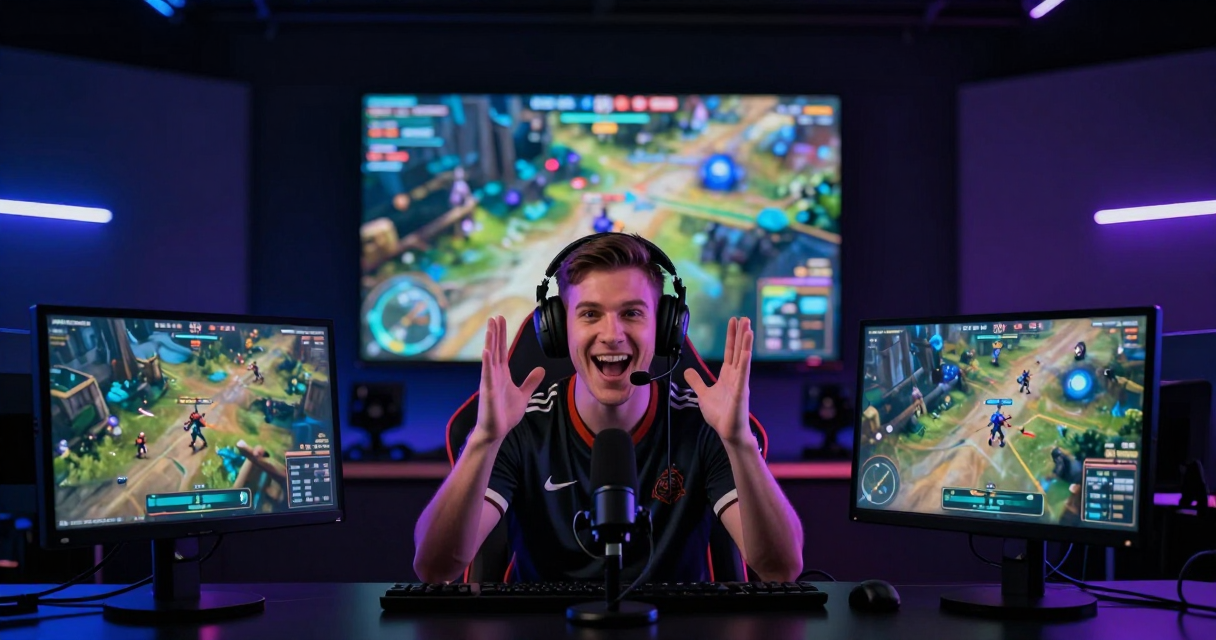 Cobertura de torneios de FPS esports — Comentário e análise em tempo real